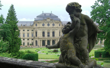 View on the Würzburg residence