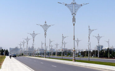 street in Ashgabat
