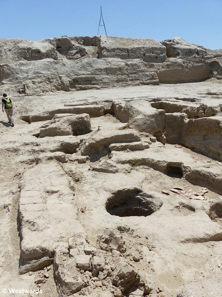 ruins of ancient Paikent near Bukhara