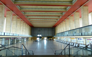 Check-in hall of former Tempelhof Airport