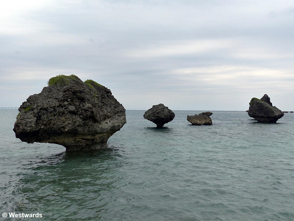 Notchi rocks near Ogamijima, Okinawa