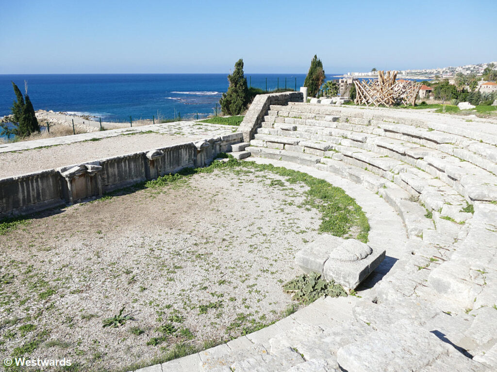 Roman theater at the archeological site in Byblos