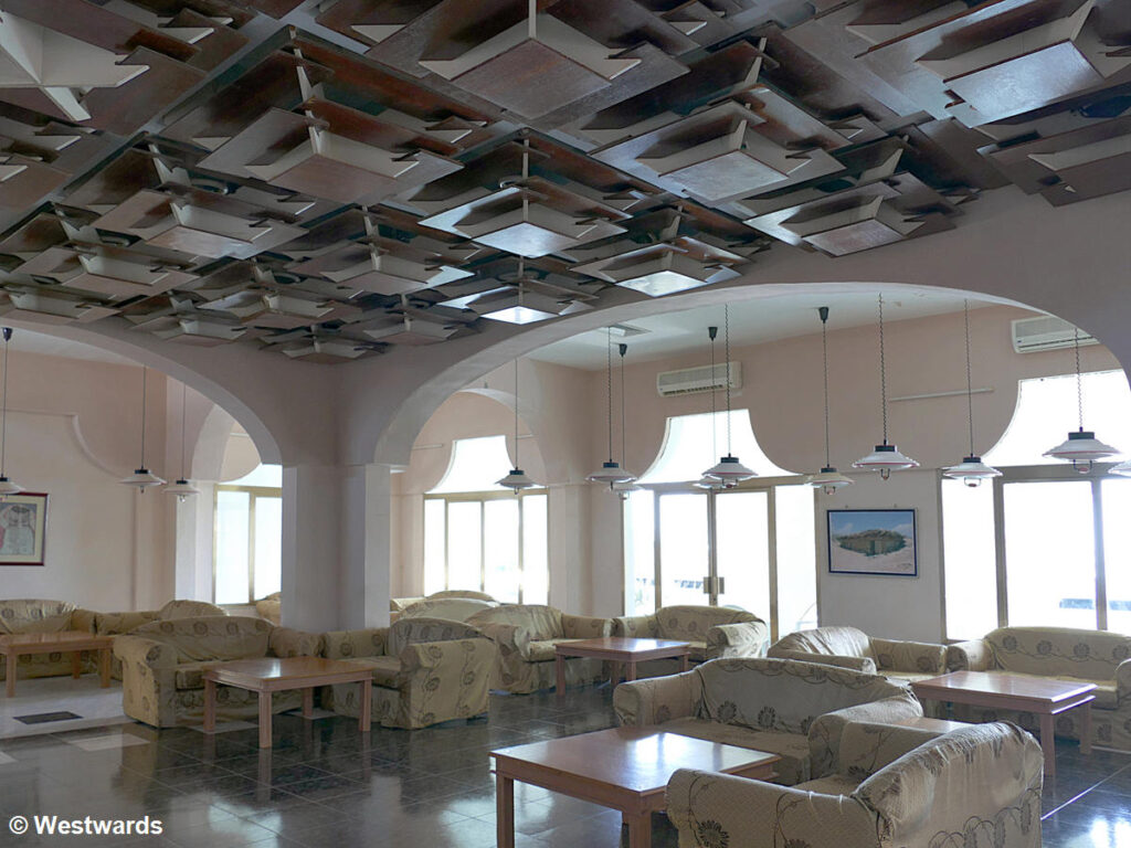 Retro Lobby in the Red Sea Hotel in Massawa