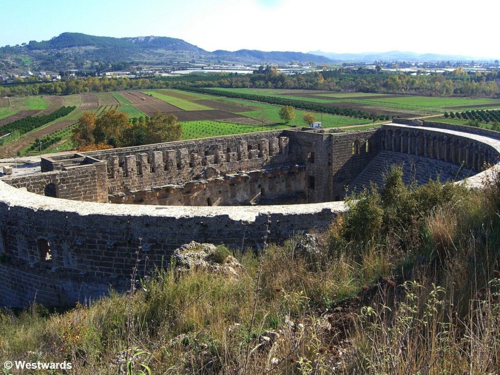 The well-preserved Aspendos Theater (Turkey)