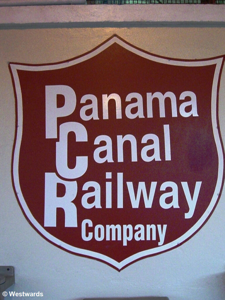 Panama Canal Railway sign