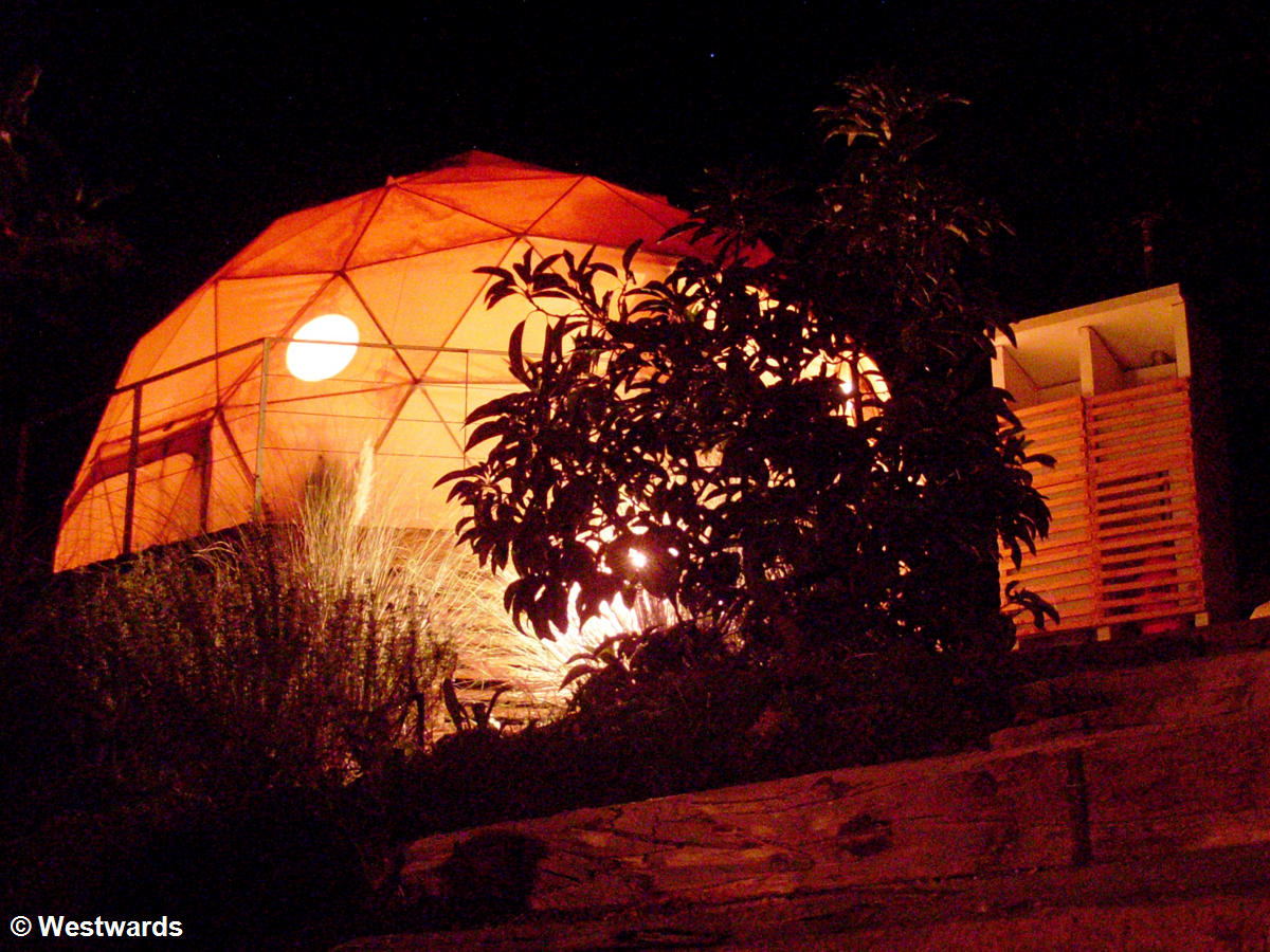 Astro Lodge dome tent in Elqui Valley