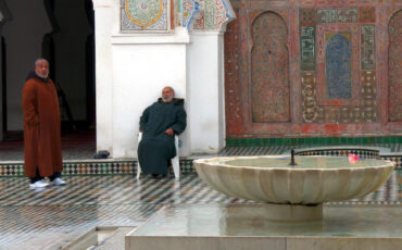 Kairaouine Mosque in Morocco after the rain