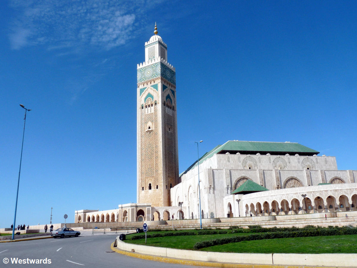 Modern Mosque of Hassan II in Casablanca, Morocco