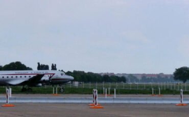 electric car at the Tempelhof airport Challenge Bibendum event
