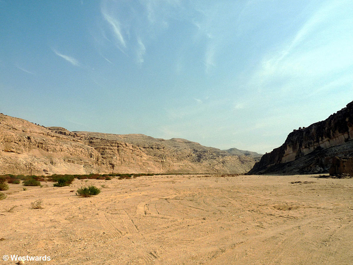 A wadi near Beni Hassan