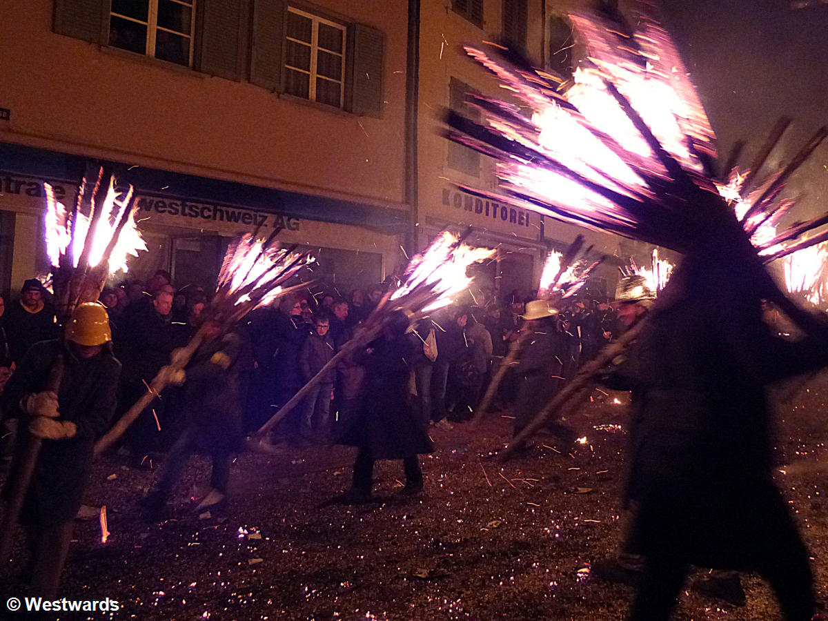 Fire procession ath the Chienbäse in Liestal
