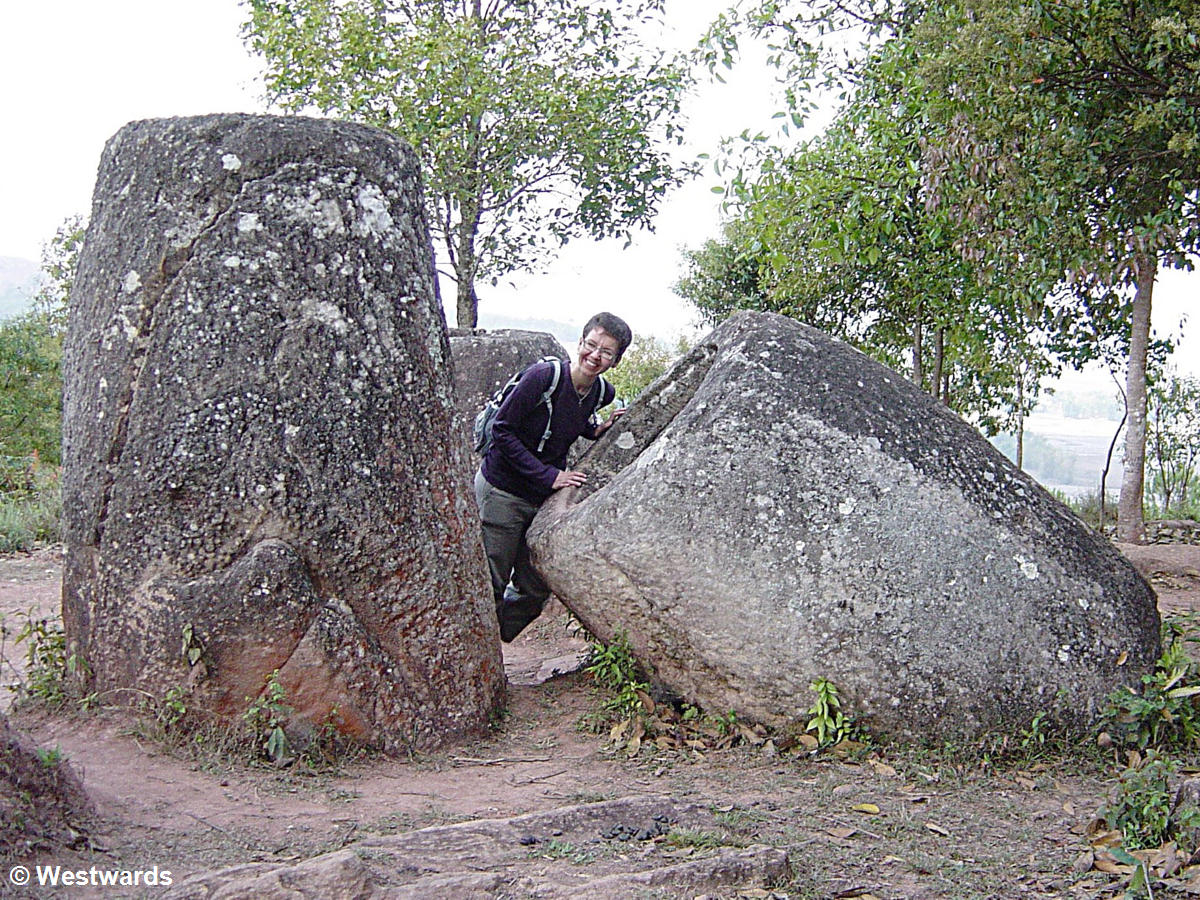 Enigmatic stone jars in the Phonsavan plain