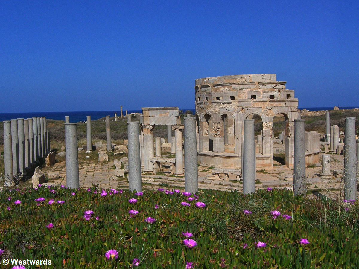 Marble market buildings of Leptis Magna