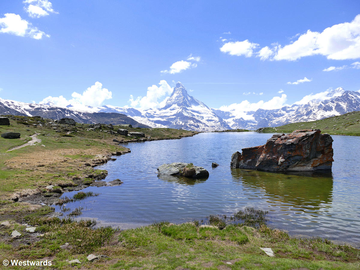 Matterhorn with the Zermatt 5 lakes hike