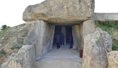 Entrance to the huge Menga Dolmen