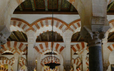Horseshoe arches in the Great Mosque of Cordoba