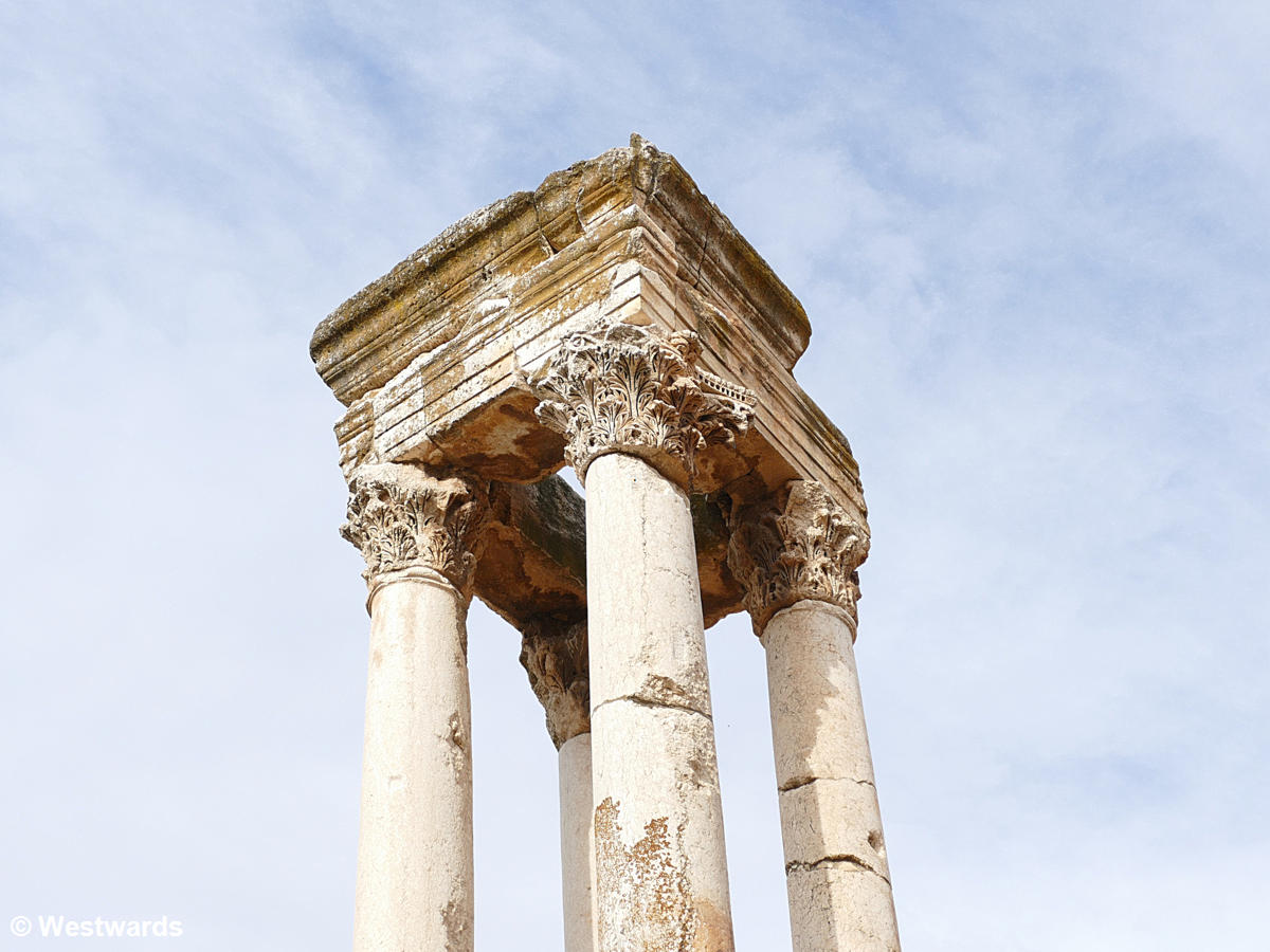 Tetrapylon in Umayyad city of Anjar