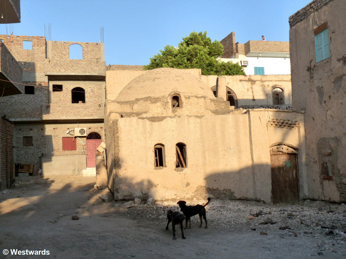 Hassan Fathy's derelict house in New Gourna in 2011