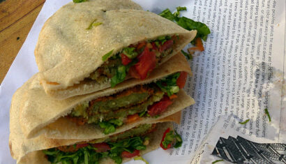 Taamiya sandwich: a staple vegetarian food in Egypt