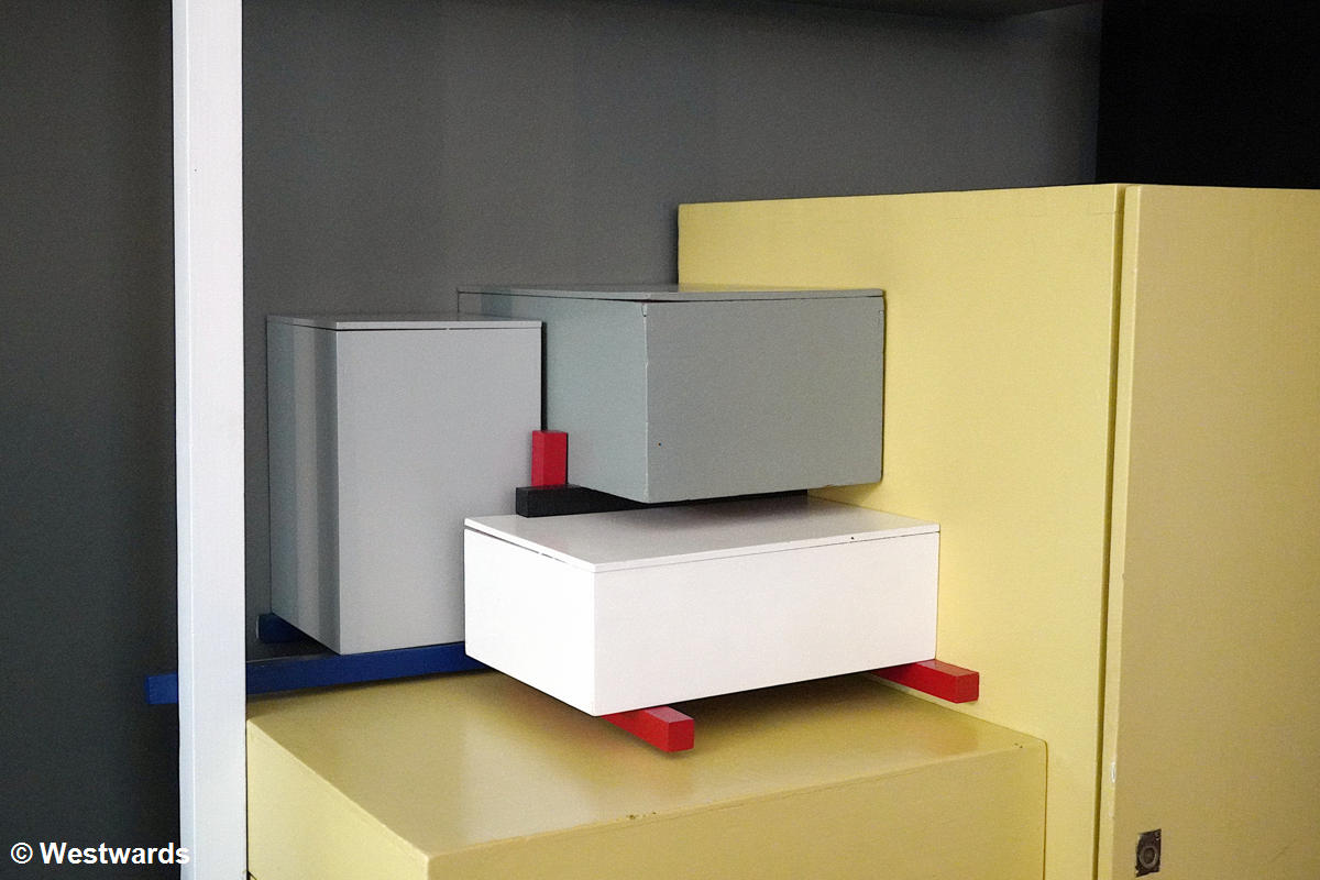 minimalist boxes in the Rietveld Schroeder house