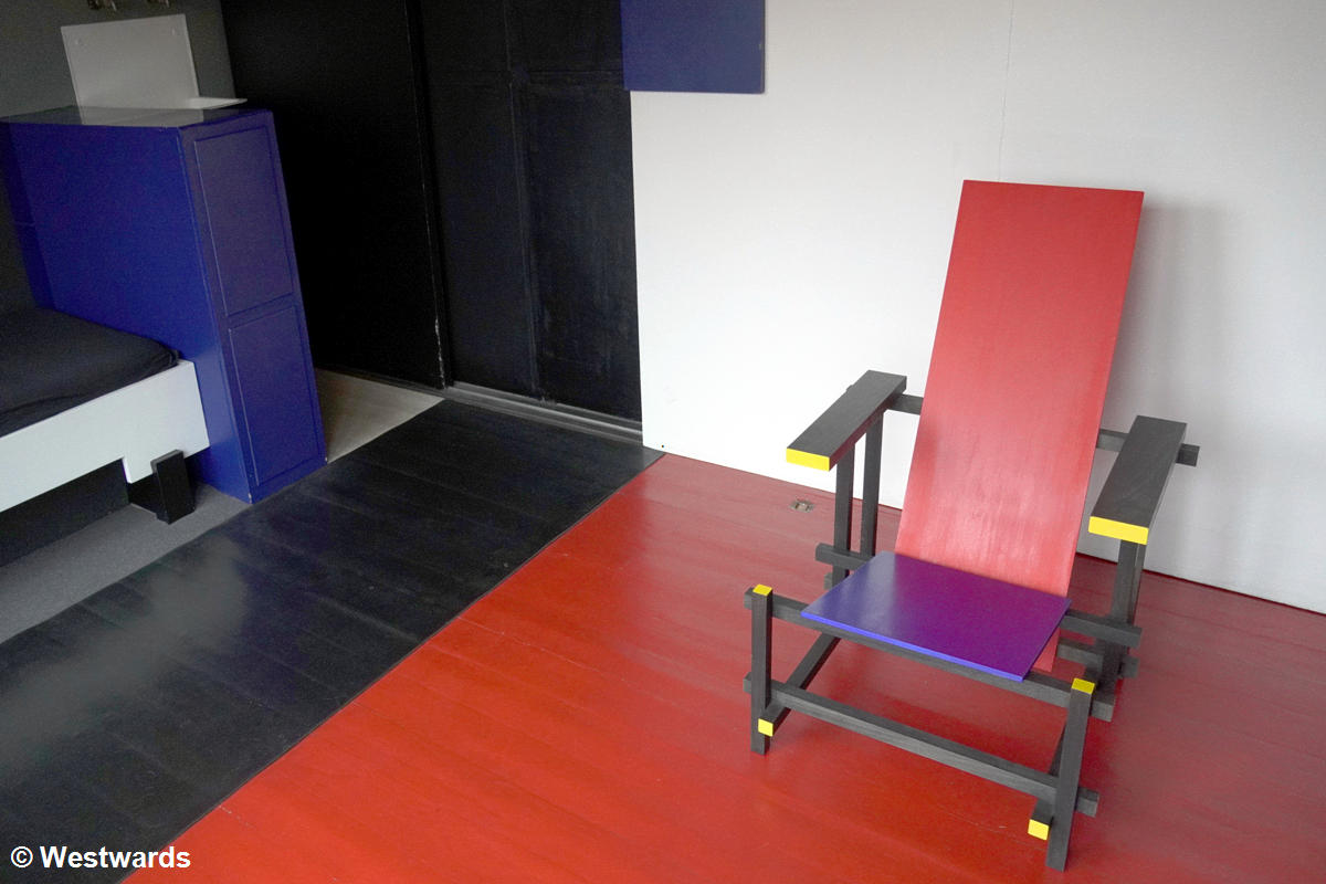Rietveld chair in the Rietveld Schroeder house