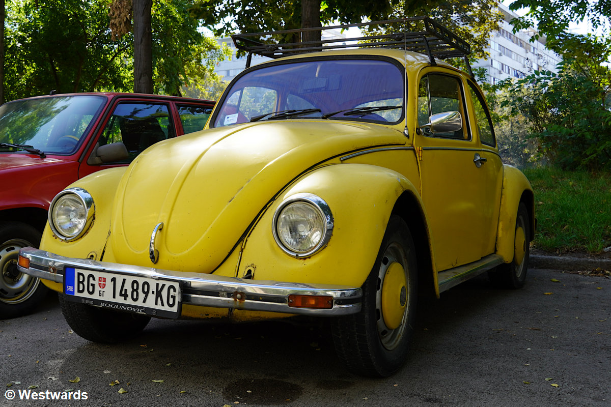 Old car in Belgrade