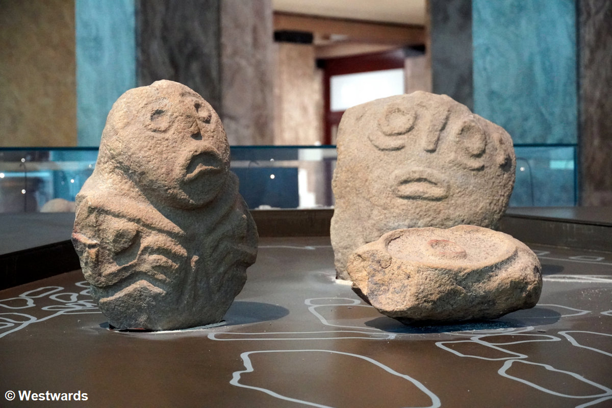 Prehistoric votive stones from Lepinski Vir in the Belgrade National Museum