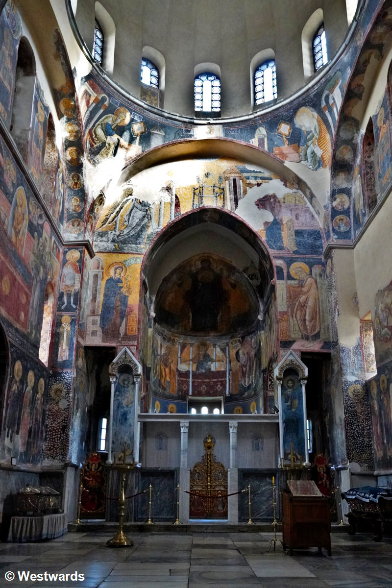 The frescoes in the Studenica monastery are one reason for its inclusion in the UNESCO World Heritage list