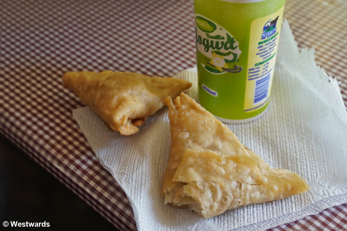 Sambusa, a vegetarian staple in Rwanda