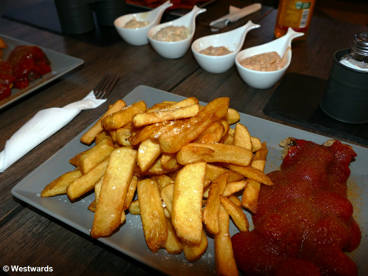 Curry sausage at Currywood in Bottrop