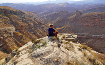 Great views over the Kizil Canyon in Surkhandarya
