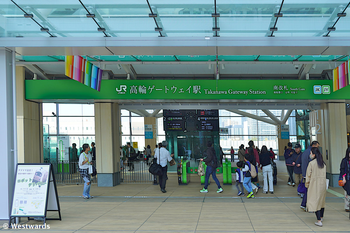 Takanawa Gateway JR station